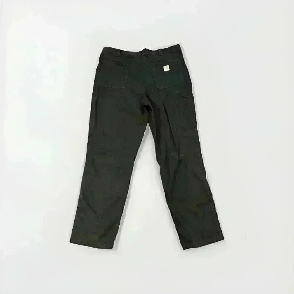 Carhartt Black Relaxed Fit Straight Leg Work Pants Mens 40x34 102291-001 - Picture 2 of 12